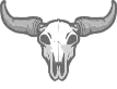 Wallmounted Cow Skull
